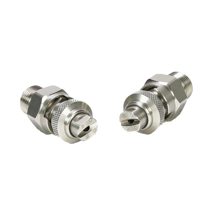 Stainless Steel Quick VeeJet Flat Fan Spray Nozzles