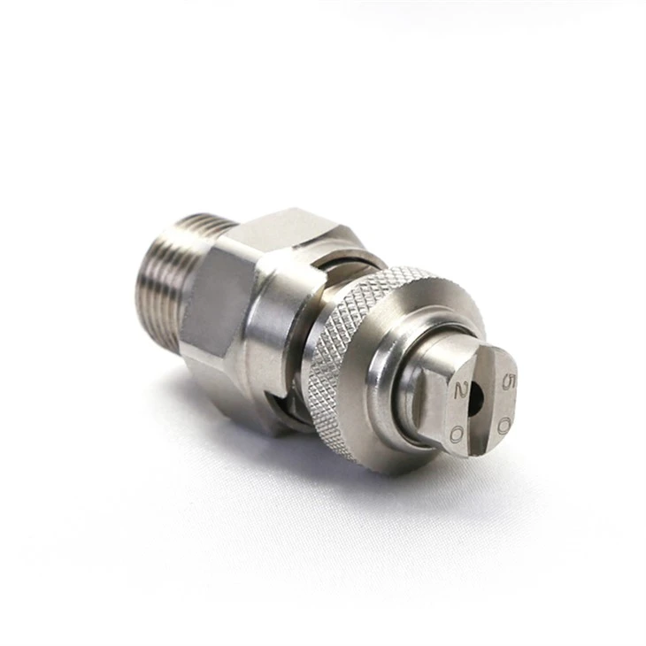 Stainless Steel Quick VeeJet Flat Fan Spray Nozzles